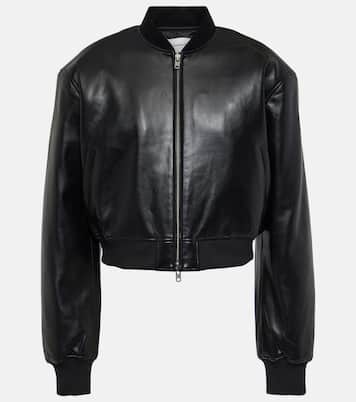 Bomberjacke Micky aus Lederimitat | The Frankie Shop