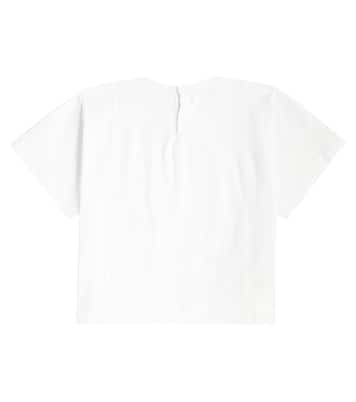 Printed cotton-blend T-shirt | Il Gufo