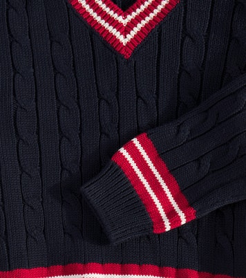Pullover in cotone a trecce | Il Gufo