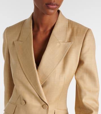 Blazer in lana, seta e lino | Gabriela Hearst