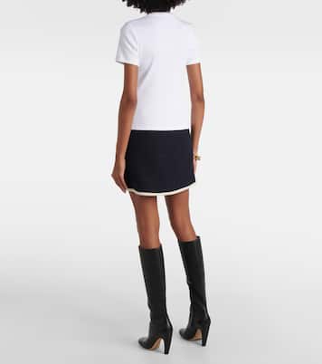 T-shirt Pruitt in jersey di misto cotone | Veronica Beard