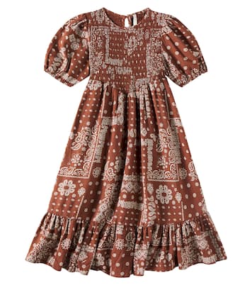 Abito Lydia in lino e cotone con stampa | Rylee + Cru