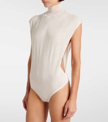 Turtleneck wool bodysuit | Alaïa