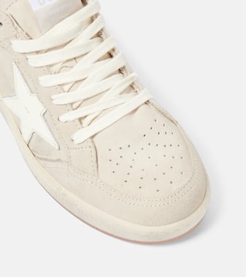 Sneakers Ball Star 2 aus Veloursleder mit Leder | Golden Goose