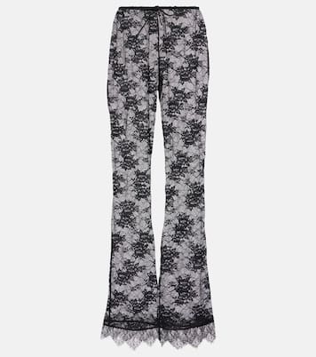 Pantaloni a gamba larga in pizzo | Oséree