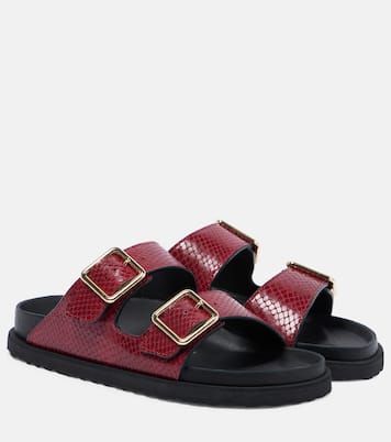 Arizona snake-effect leather sandals | Birkenstock 1774