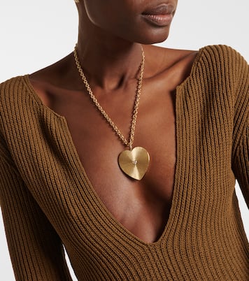 Collier Heart Jumbo en or 18 ct et diamants | Marie Lichtenberg