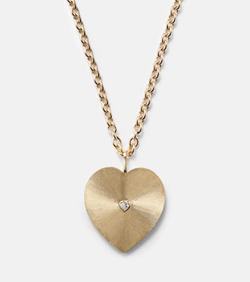 Collier Heart Jumbo en or 18 ct et diamants | Marie Lichtenberg