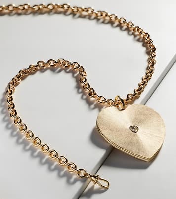 Collier Heart Jumbo en or 18 ct et diamants | Marie Lichtenberg