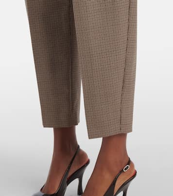 Pantaloni cropped a gamba larga in lana  | Stella McCartney