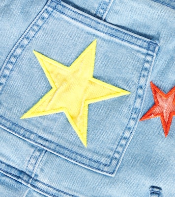 Bestickte Latzhose aus Denim | Stella McCartney Kids