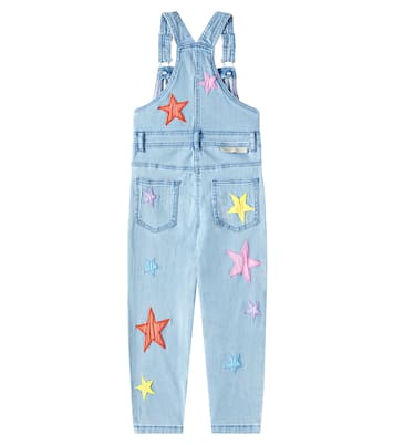 Bestickte Latzhose aus Denim | Stella McCartney Kids