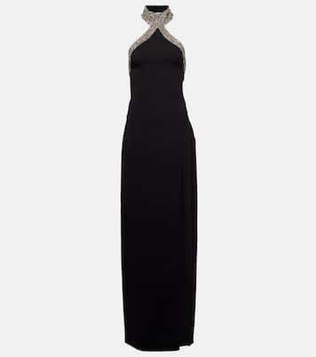 Robe aus einem Seidengemisch mit Kristallen | Tom Ford
