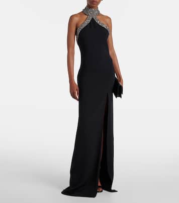 Robe aus einem Seidengemisch mit Kristallen | Tom Ford