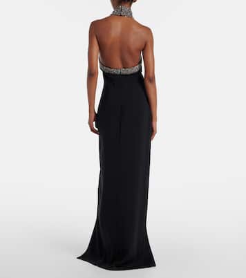 Robe aus einem Seidengemisch mit Kristallen | Tom Ford