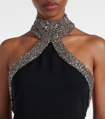 Robe aus einem Seidengemisch mit Kristallen | Tom Ford