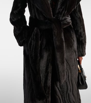 Manteau Giovanna en fourrure synthétique | Nour Hammour