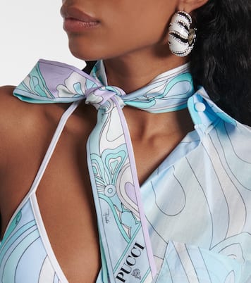 Foulard Marmo in twill di seta | Pucci