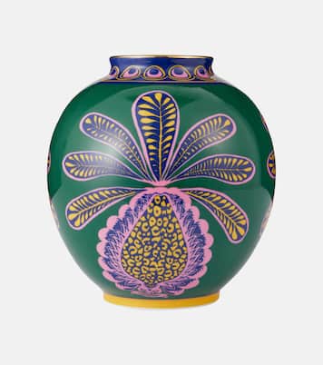 Big Pineapple Verde Medium porcelain vase | La DoubleJ