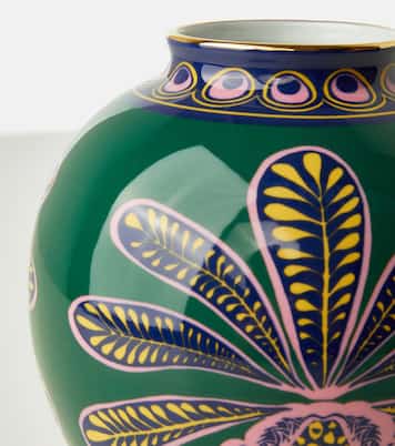 Big Pineapple Verde Medium porcelain vase | La DoubleJ