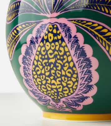 Big Pineapple Verde Medium porcelain vase | La DoubleJ