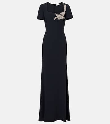 Embroidered crêpe gown | McQueen