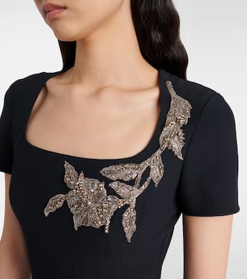 Embroidered crêpe gown | McQueen