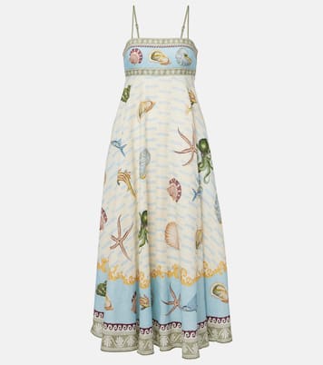 Robe longue Bath House en lin | Alémais