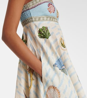 Robe longue Bath House en lin | Alémais
