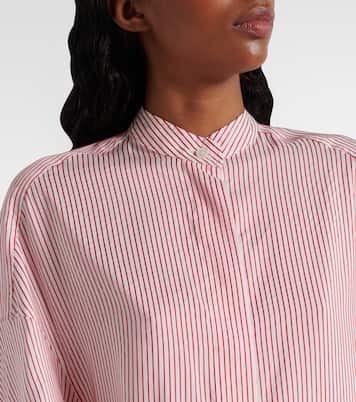 Chemise rayée en soie | Stella McCartney