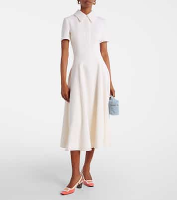 Jody pleated wool midi dress | Emilia Wickstead