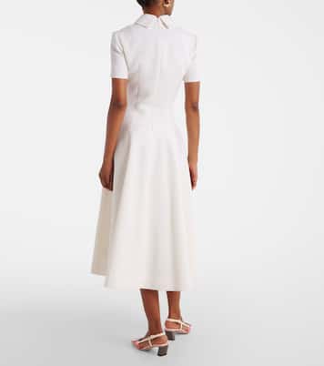 Jody pleated wool midi dress | Emilia Wickstead