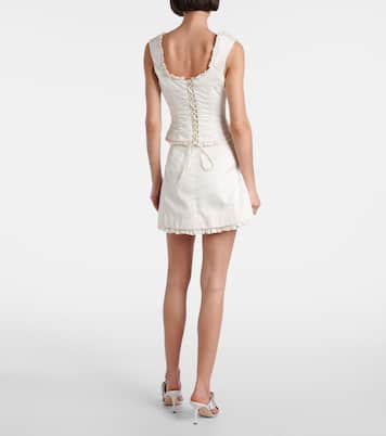 Verzierter Minirock Camelia  | Clio Peppiatt