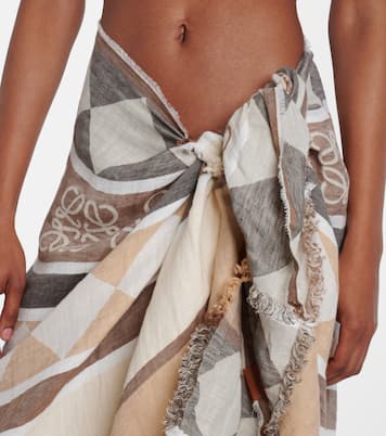Paula's Ibiza Anagram beach cover-up | Loewe