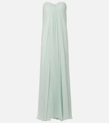 Robe aus Seiden-Chiffon | McQueen