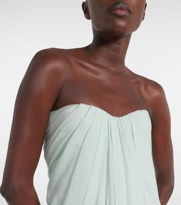 Robe aus Seiden-Chiffon | McQueen
