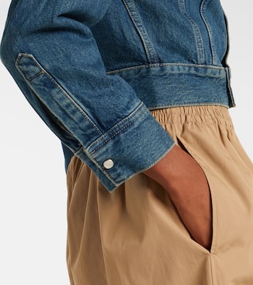 Cropped denim jacket | Wardrobe.NYC