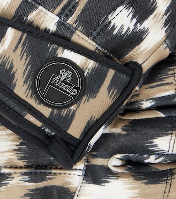 قفازات تزلج مقلّمة بالجلد Glacier | Fusalp