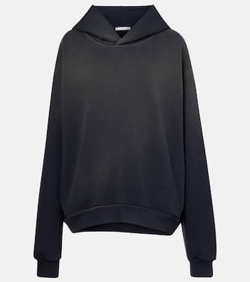 Felpa distressed in jersey con cappuccio | Acne Studios