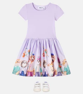 Robe Cissa imprimée en coton mélangé | Molo
