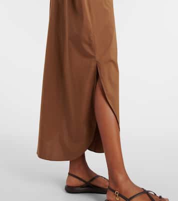 Vestido camisero Helena de algodón | The Frankie Shop