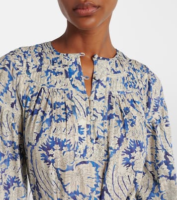 Seraphina printed cotton-blend midi dress | Ulla Johnson