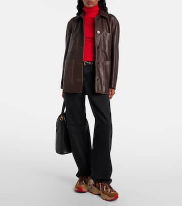Trailrun suede-trimmed sneakers | Christian Louboutin