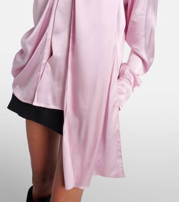 围巾细节缎布女式上衣 | Acne Studios