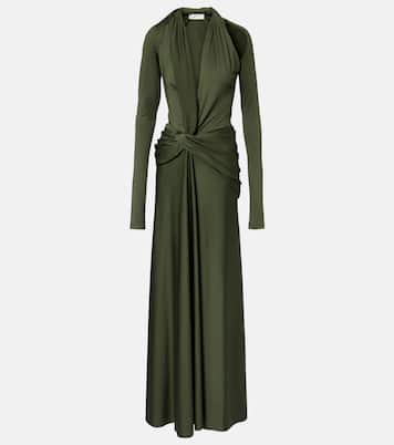 Gathered jersey gown | Victoria Beckham