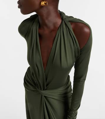 Gathered jersey gown | Victoria Beckham