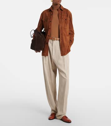 Landry suede shirt | Ralph Lauren Collection