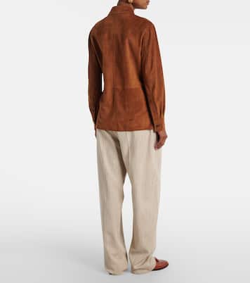 Landry suede shirt | Ralph Lauren Collection