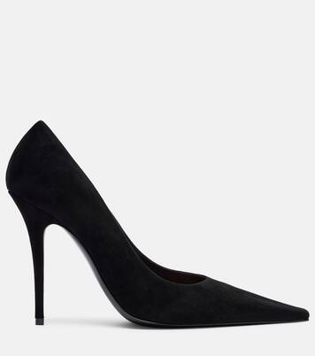 Pumps Barbara 105 aus Veloursleder | Amina Muaddi