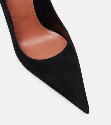 Pumps Barbara 105 aus Veloursleder | Amina Muaddi
